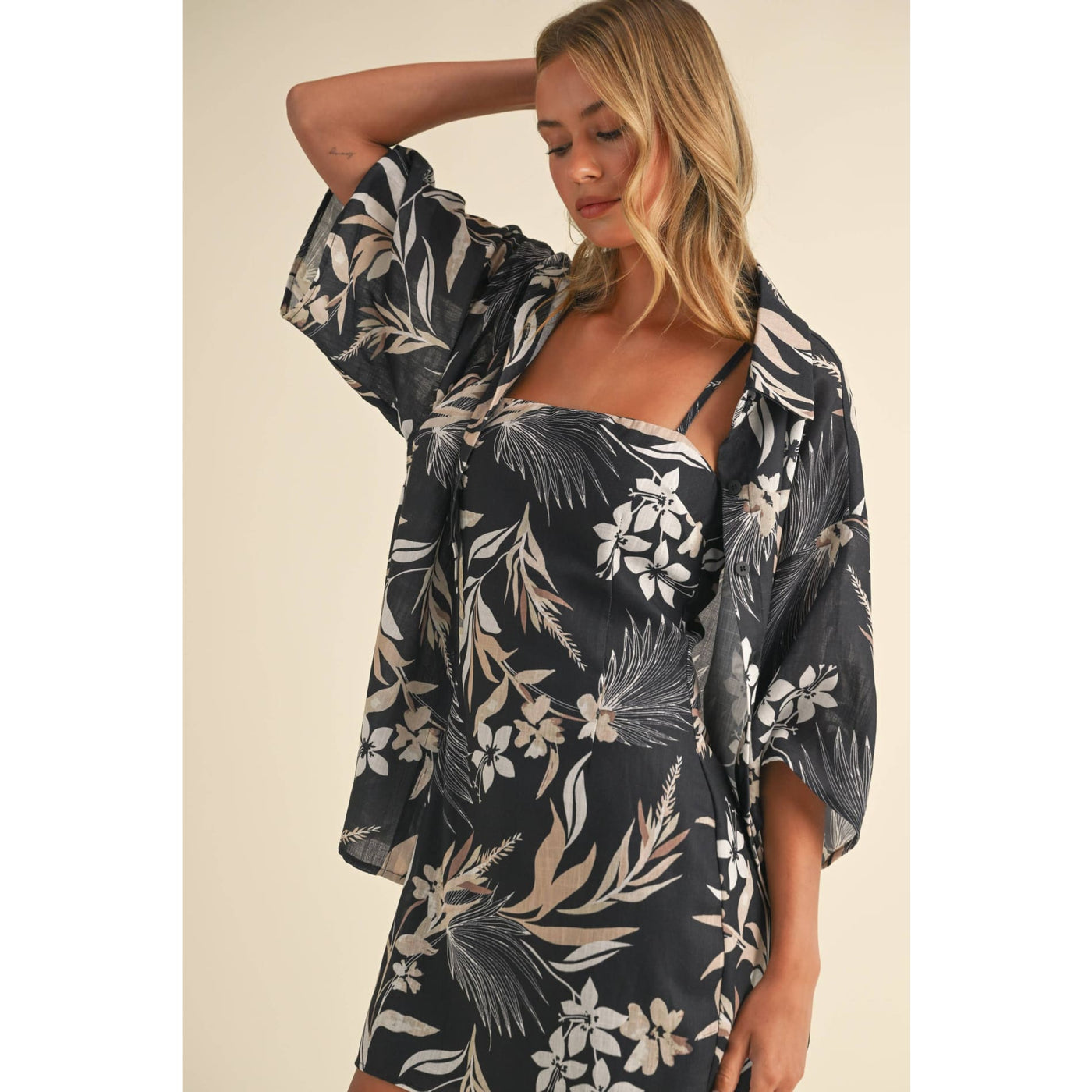 Vacay Vibes Mini Dress Set - S / Black - 170 Casual Dresses/Jumpsuits/Rompers