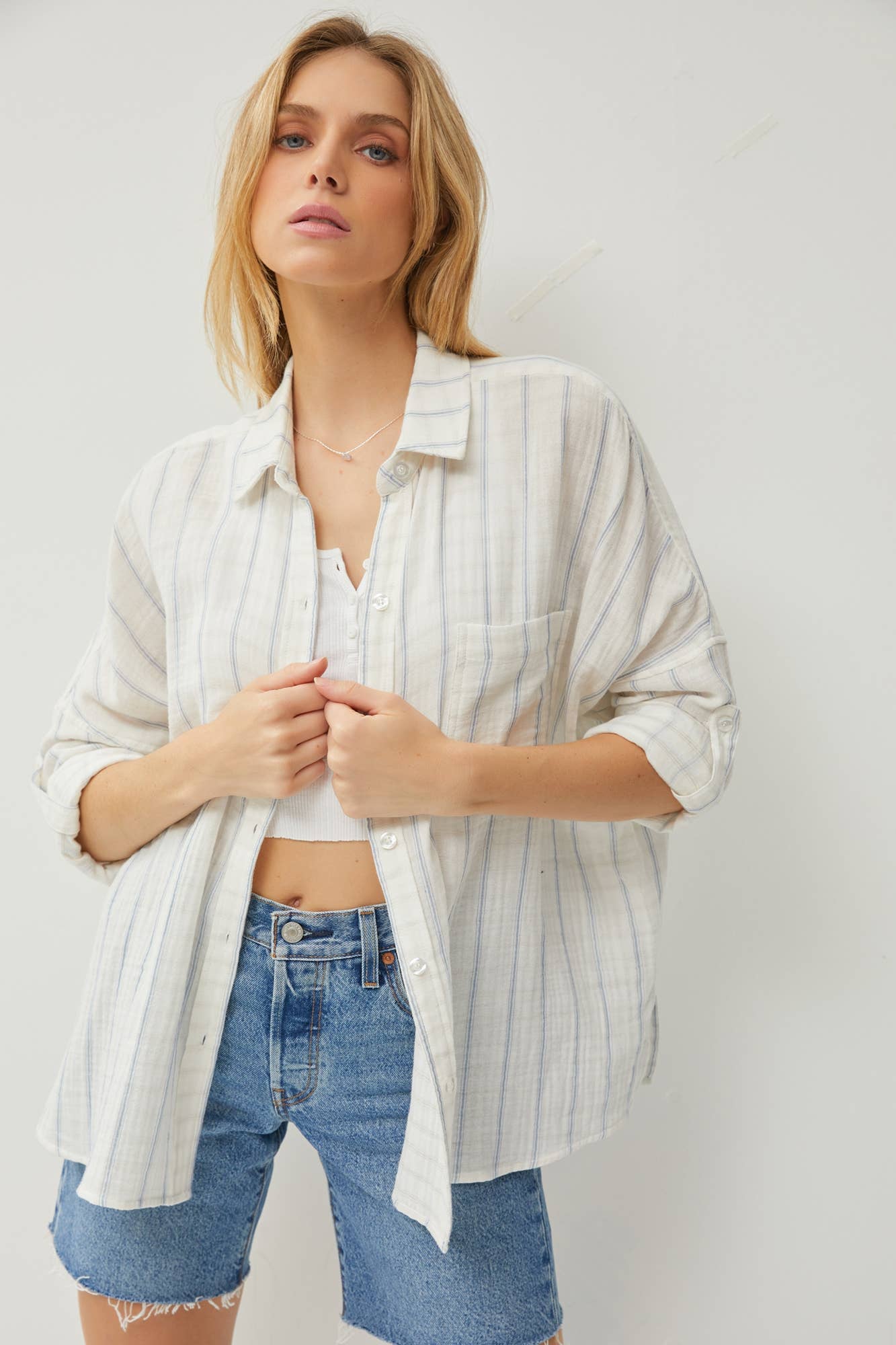 Washed Away Top - 120 Long Sleeve Tops