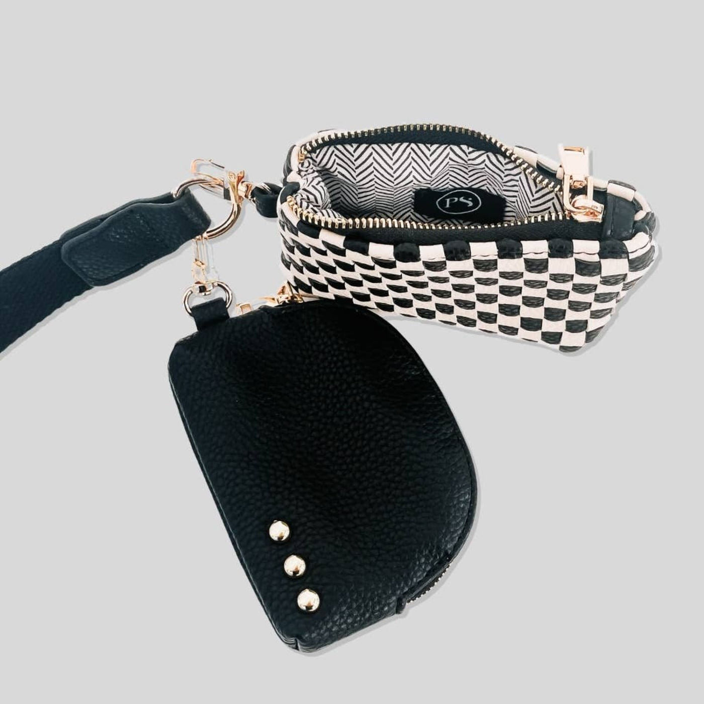 Wonderlust Woven Dual Pouch Wristlet - 200 Handbags