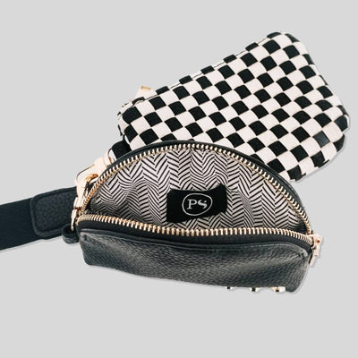 Wonderlust Woven Dual Pouch Wristlet - 200 Handbags