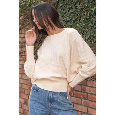 You Should Know Sweater - S / Beige - 130 Sweaters/Cardigans